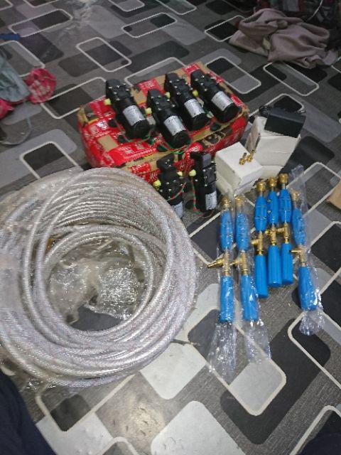 Paket Lengkap Tanpa Selang Dinamo Golden Adaptor 3 A Pompa Air Steam 12v Dc Disenfektan Cuci Motor