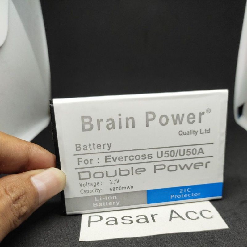 Baterai Batre Evercoss U50 U50A+ U50A Plus A75 Max Doubel  Power