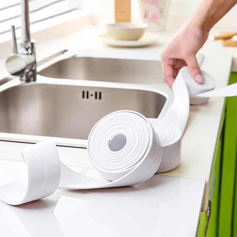 NA - SEAL TAPE ANTI JAMUR WASTAFEL SINK - PEREKAT DAPUR KAMAR MANDI