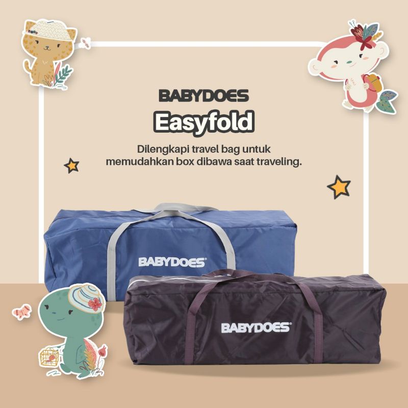 Box Bayi Tempat Tidur Ranjang Baby Box Bayi BabyDoes Easyfold 18081 XL