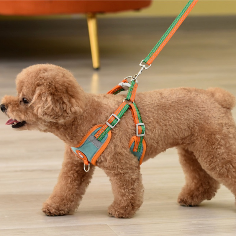 ★〓YUFeiPet〓★ Dog Harness with Leash Summer Pet Adjustable Reflective Vest Walking Lead for Puppy Harness for Small Medium Dog