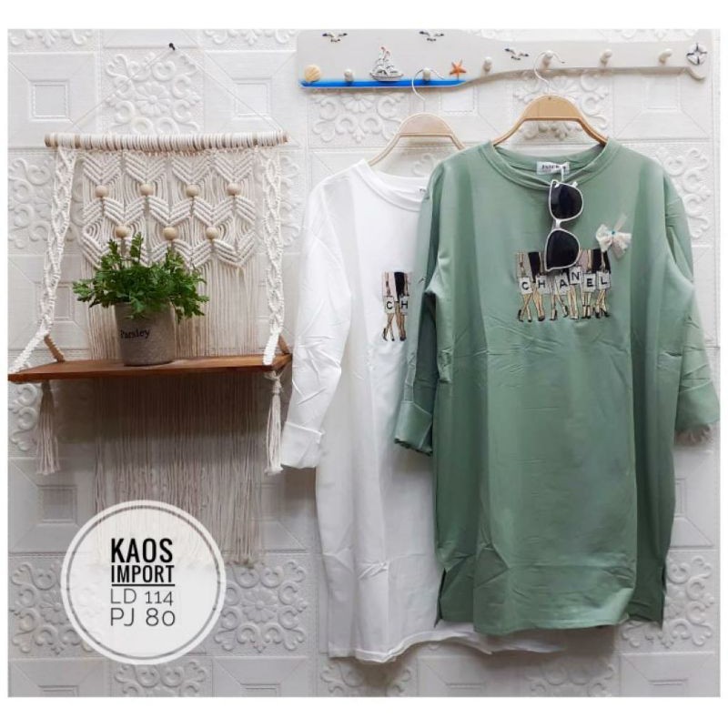 Tunik kaos import Gucci