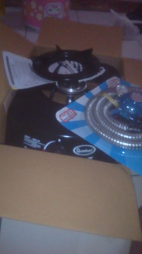 Kompor Gas Quantum 1 Tungku Dan Regulator Set Ber Sni