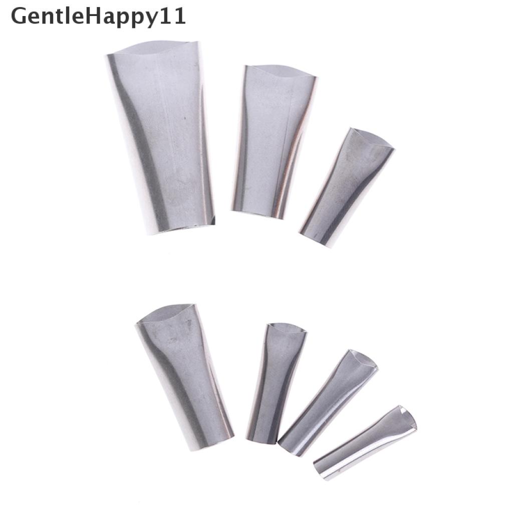 Gentlehappy 7Pcs Nozzle Aplikator Dempul Bahan Stainless Steel