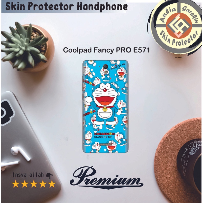 Dapat 2pcs Garskin HP Coolpad Fancy PRO E571 Motif PNB - Free Custom Motif Via Chat
