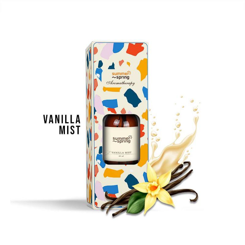 Summer Spring Vanilla Mist Reed Diffuser 40ml