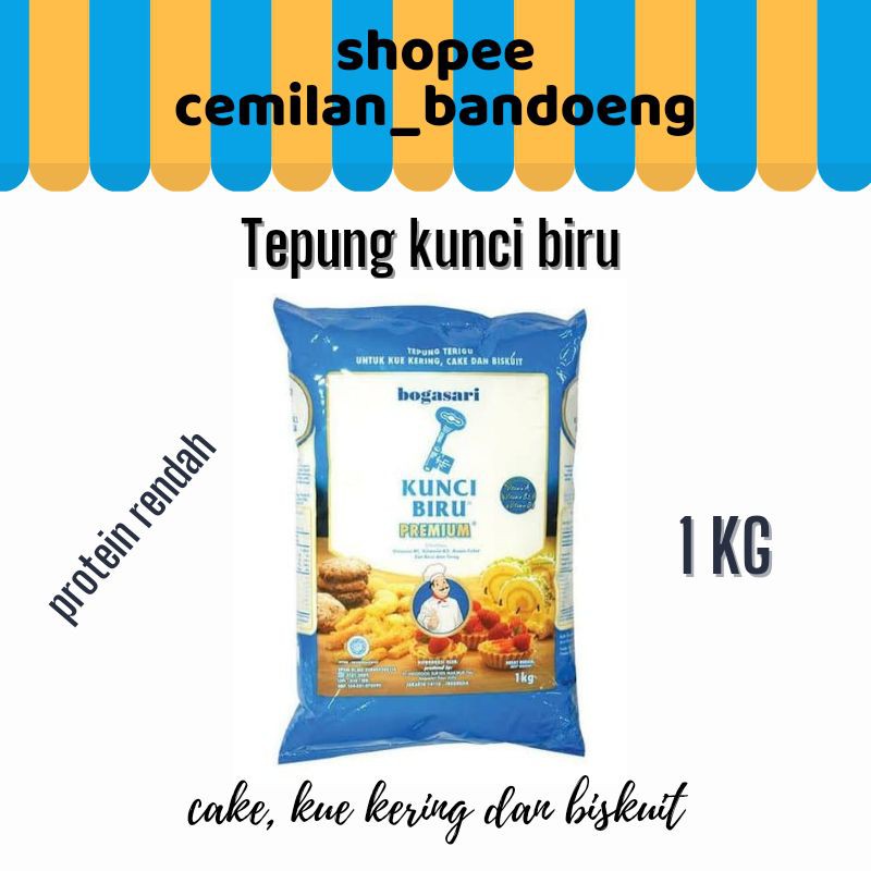 

Tepung Terigu kunci biru 1kg