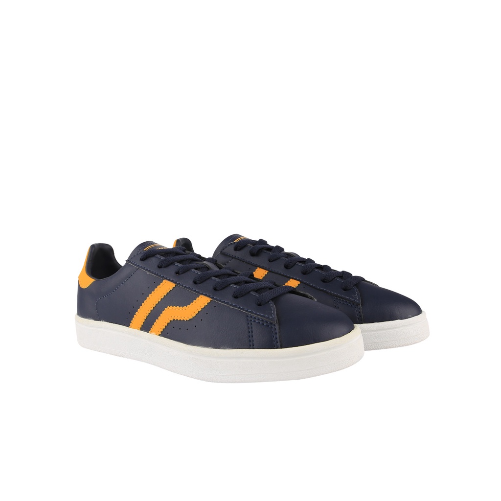 Sepatu Sneakers Pria - Piero - Mojo Street Insignia Orange White - FX