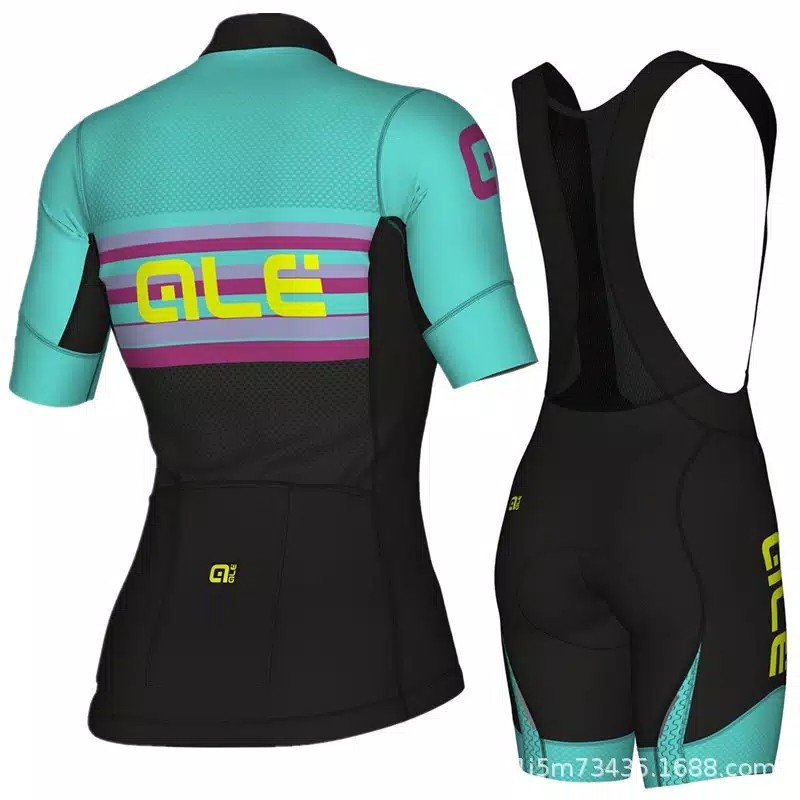 Jersey Setelan Baju Kaos Celana BIB Ketat Road Bike untuk Sepeda Pria Wanita