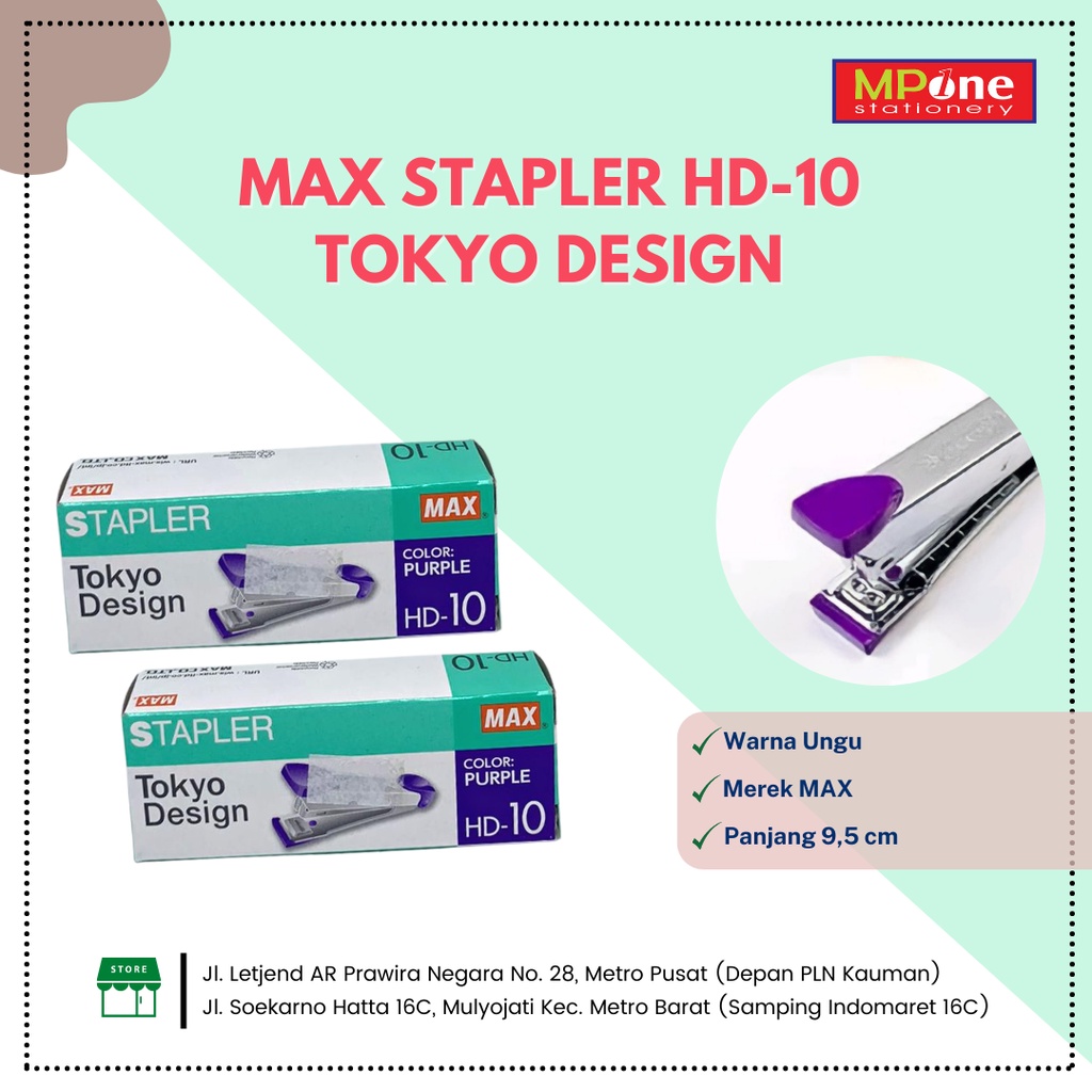 

Staples / Stapler MAX HD 10 ORI