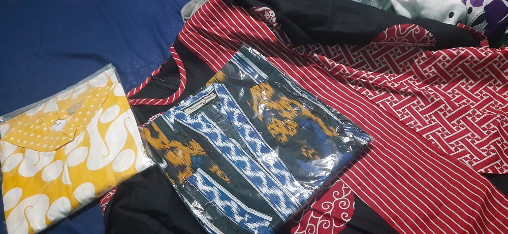 Tunic Serut Cendrawasih Warna / Tunik Batik Cantik / Batik Tunik Modern / Seragam Batik Kerja Kantor