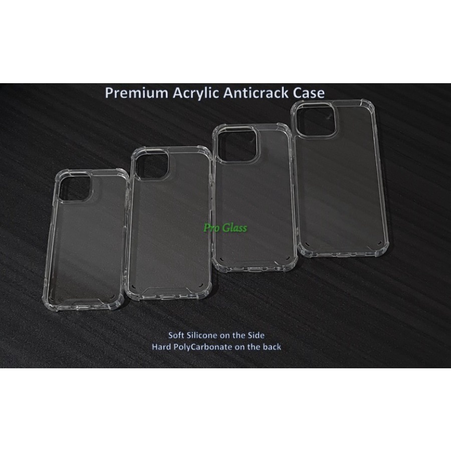 IPHONE 13 PRO MAX 13 PRO IPHONE 13 CASE ANTICRACK KERAS HARDCASE FUZE AKRILIK HARD PELINDUNG BELAKANG ANTI CRACK BENING CLEAR TRANSPARAN  IPHONE 13PROMAX