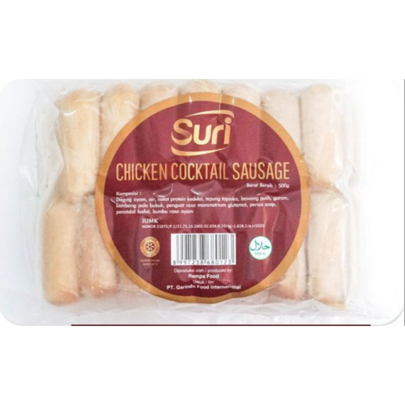 

Chicken Cocktail Sauge // Sosis Ayam 500gr isi 32 pics