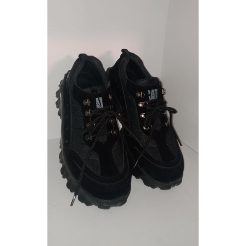 SEPATU SAFETY HITAM BIG SIZE dan NORMAL ujung besi 38 sampai 50