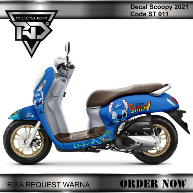 decal/sticker new Scoopy 2021 2022 2023 stitch