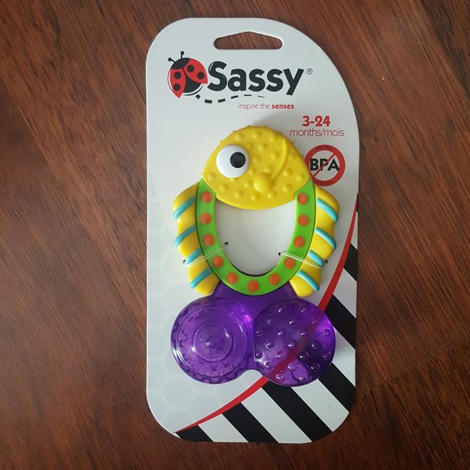 Promo  Sassy Teething Tail Fish, Teether Bayi 3 Bulan + (STOK TERBATAS)