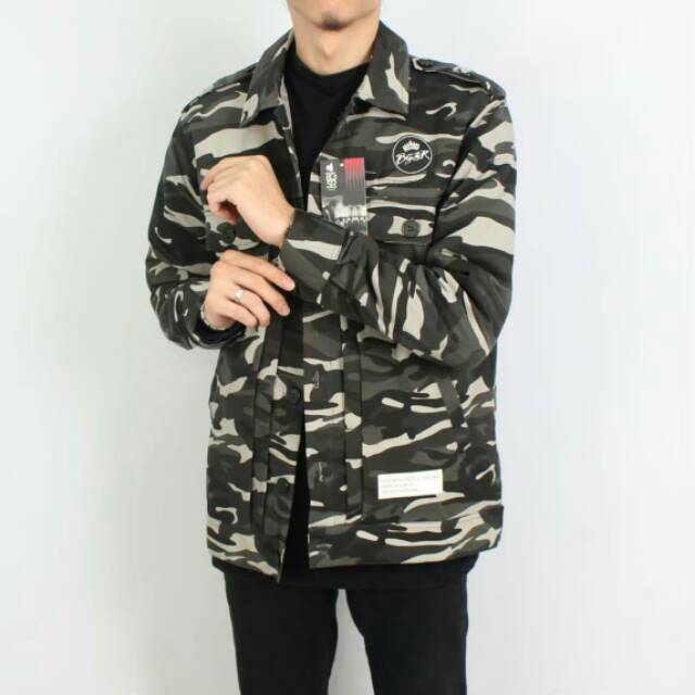 Jaket parka bgsr original &amp; jaket parka camo hanzo