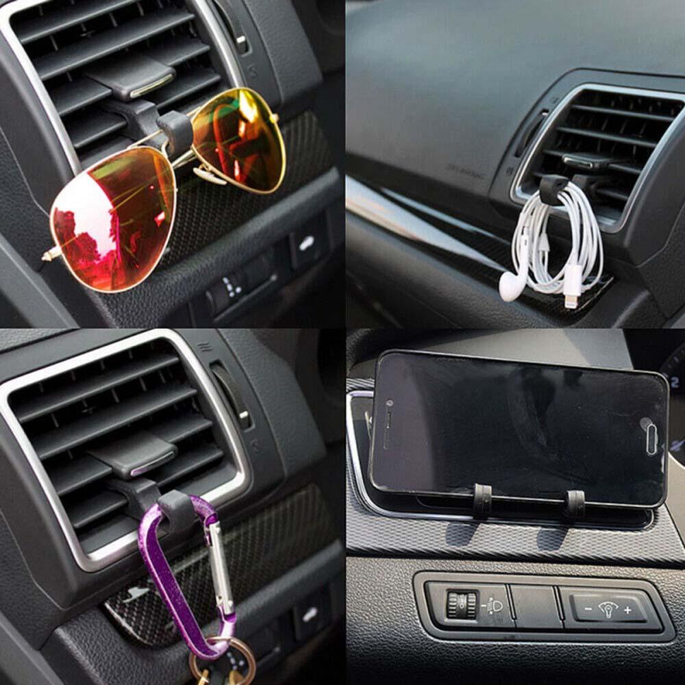 Lanfy Car air outlet Hook Universal Kunci Simpan Merapikan Masker Pengait Penyimpanan Aksesoris Interior Otomatis