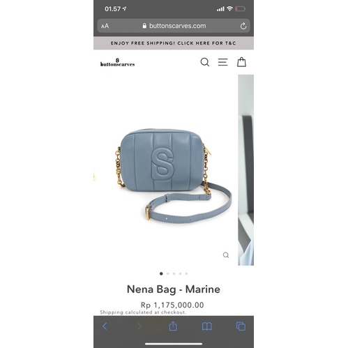 Nena bag buttonscraves Marine (biru)