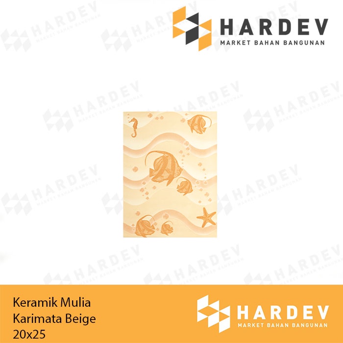 Keramik Mulia 20x25 Karimata Beige