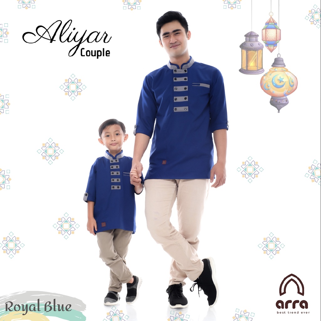 Baju Koko Kurta Pakistan Couple Ayah Dan Anak Lengan Pendek Arra Aliyar Baju Kokoh Muslim