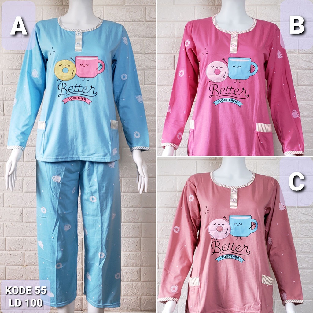 COD SIELIE | BAJU TIDUR PIYAMA WANITA | DEWASA | PP SIELIE