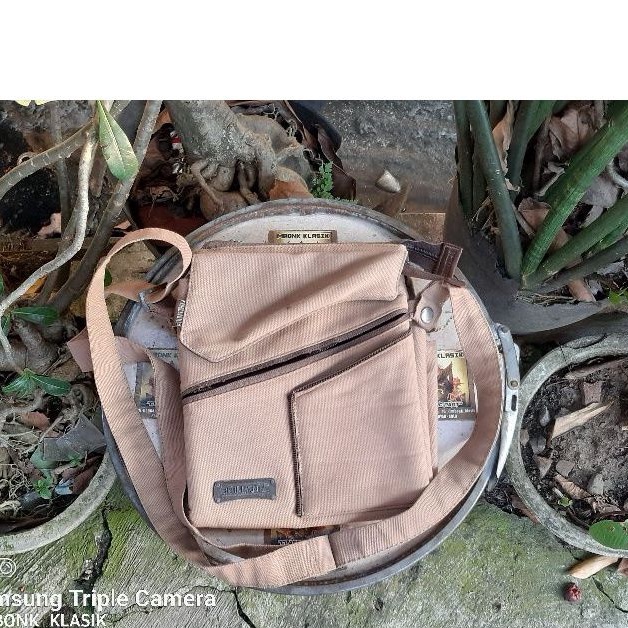 tas slempang kavas brillante jadul lawas vintage ORIGINAL tas selempang kanvas tas kanvas lawas tas 