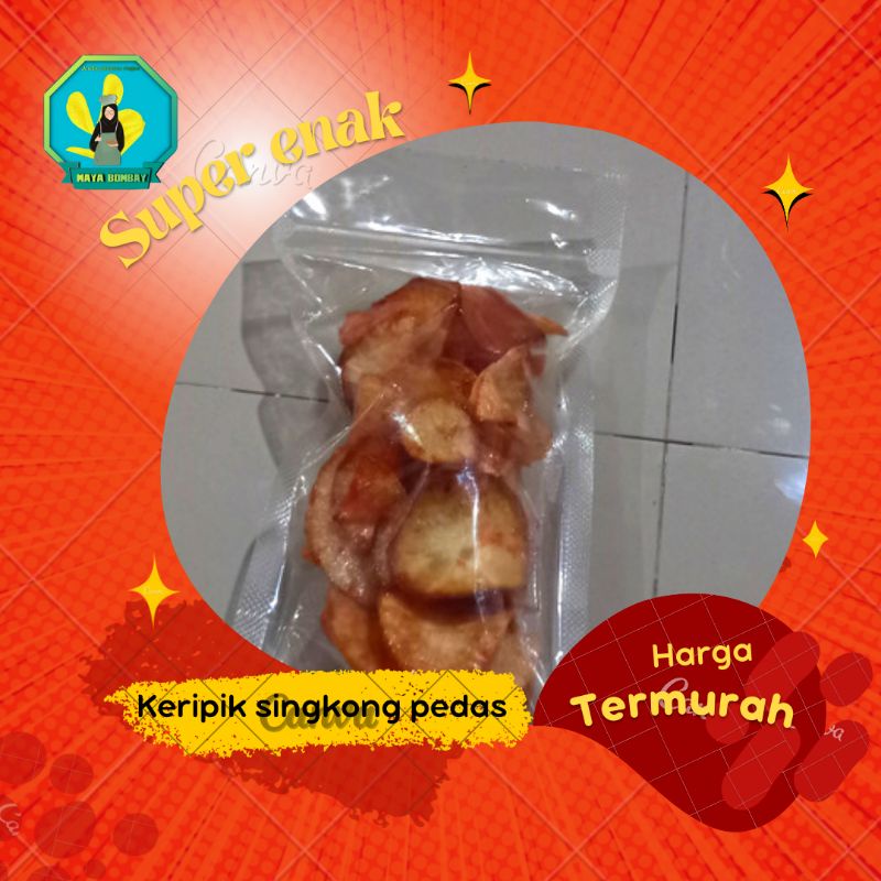 

keripik singkong pedas manis / kripik singkong balado