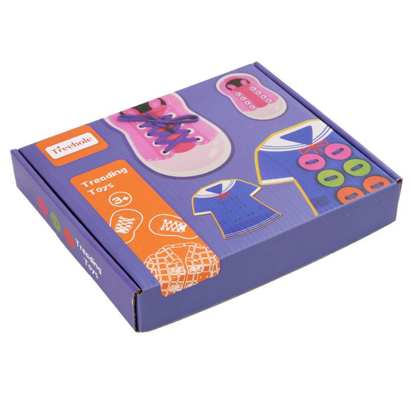 WE MAINAN EDUKASI MONTESSORI MERONCE 1 SET BAJU DAN SEPATU  / TREEHOLE TREADING TOYS