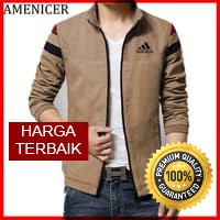 JAKET ADIDAS COKLAT / TRACKSUIT / JAKET BOMBER / JAKET MOTOR / JAKET PRIA [Jaket Adidas Coklat CL]