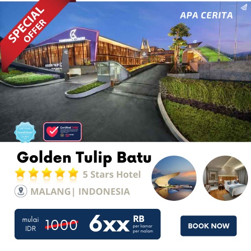 Voucher Hotel Malang Golden Tulip Resort Batu