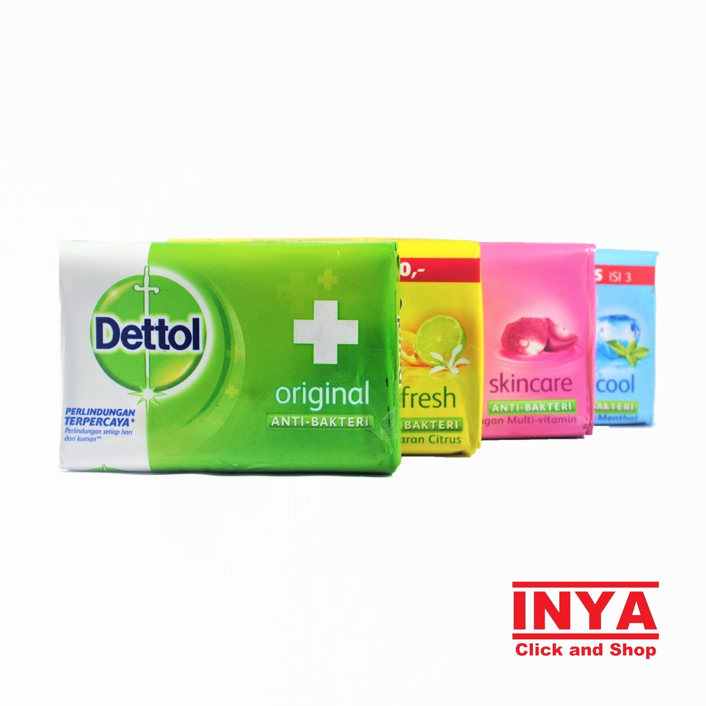 DETTOL ANTI BACTERIAL SOAP 105gr - Sabun Batang Anti Bakteri