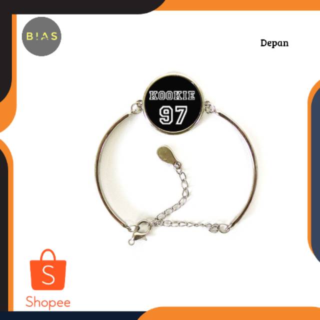 KPOP GELANG BTS KOOKIE MEMBER BAHAN ALLOY PREMIUM