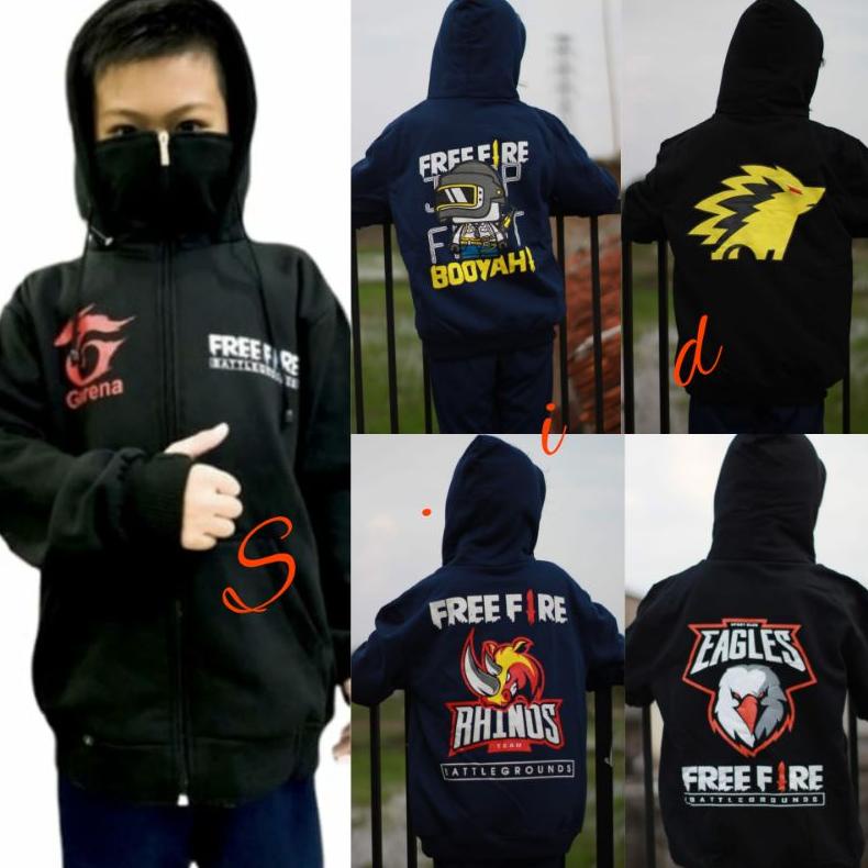 Promo jaket ff anak laki laki evos ninja