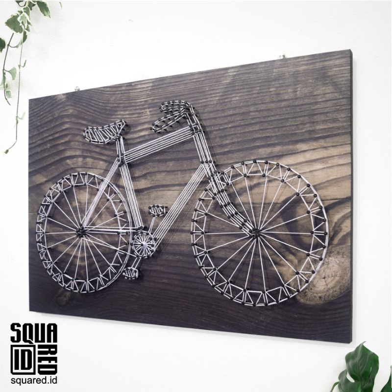 String Art / Wall Art / Hiasan Dinding-bike