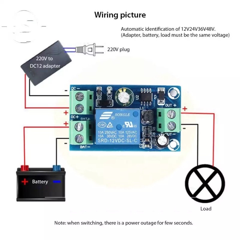 module UPS CCTV Automatis Switch