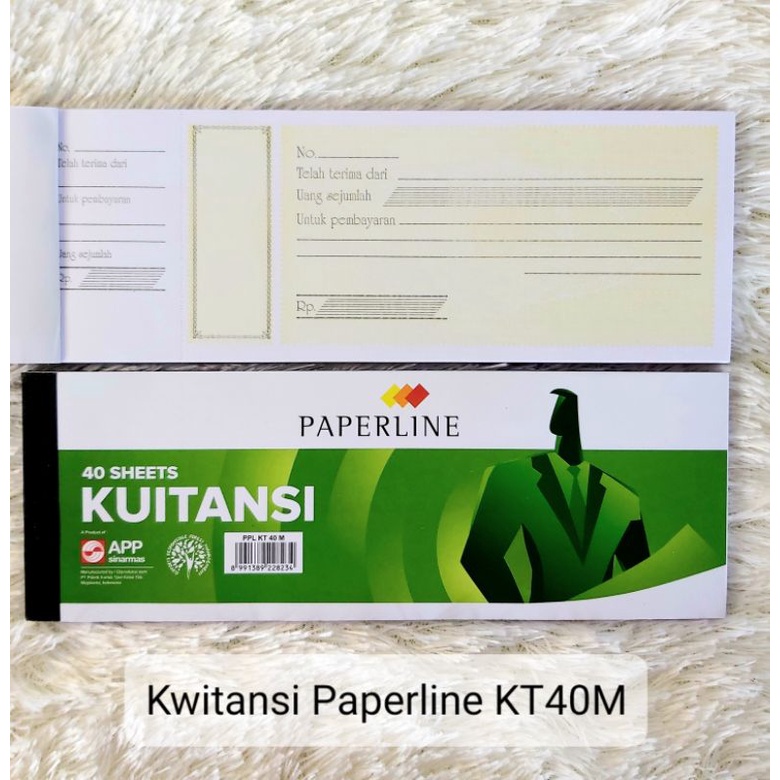 

(3bk)Buku Kwitansi/Kuitansi Paperlinep KT40M/Kecil/Mini 16x7cm(K10)