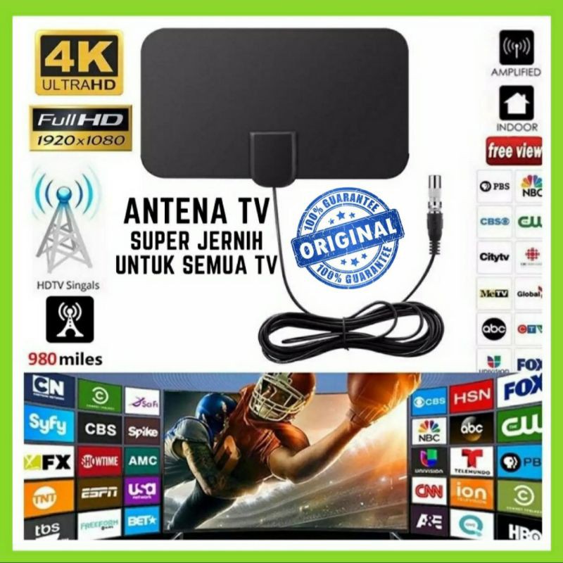 Antena TV Digital DVB-T2 4K High Gain 25dB TFL-D139 ORIGINAL Taffware