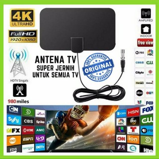 Taffware Antena Tv Digital Dvb T2 4k High Gain 25db Shopee Indonesia