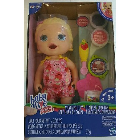 Baby Alive Super snack lily Murah