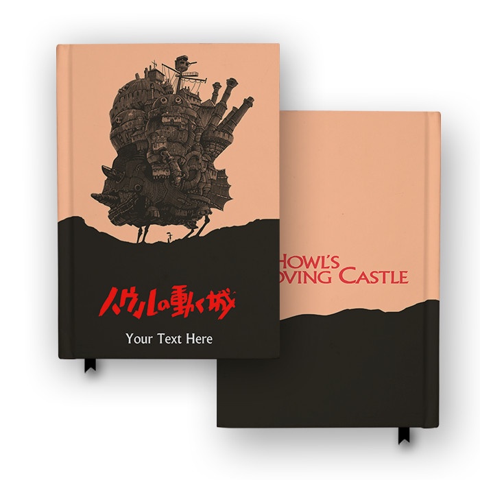 

Buku Catatan Notebook Howl's Moving Castle 4 Agenda Jurnal Custom Nama
