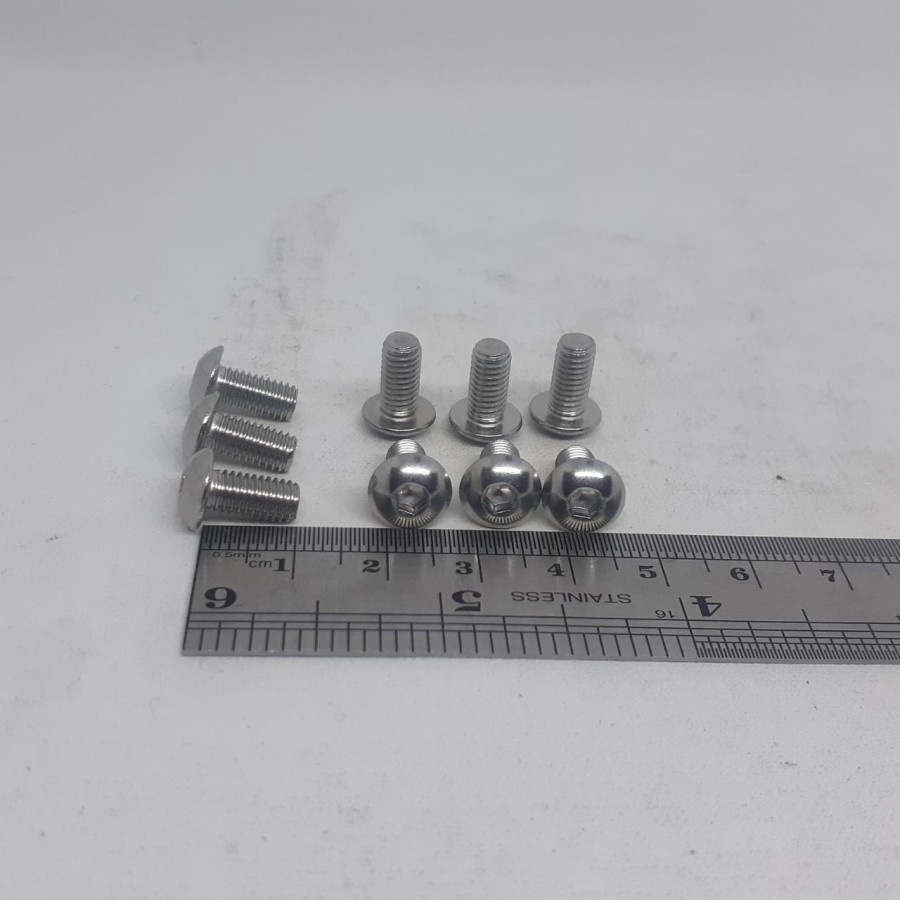 BAUT L3 / BAUT M5 / BAUT L M5 / BAUT L BUTTON M5X10 STAINLESS STEEL / BAUT L BUTTON M5 X 10 SS 304