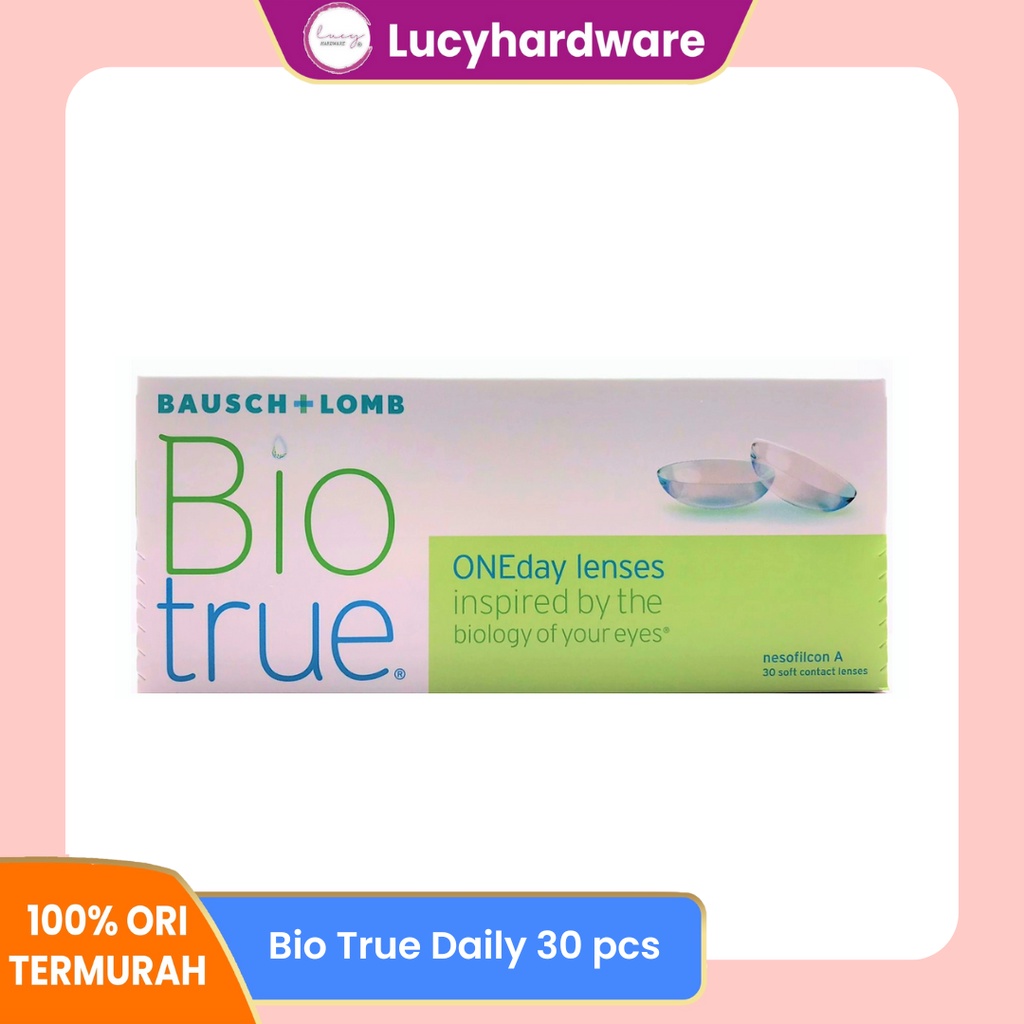 Bio true bausch+lomb 15 pasang Softlens bening