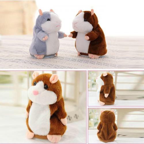 Boneka Talking Hamster Marmut - Mainan Anak Rekam Suara Bicara