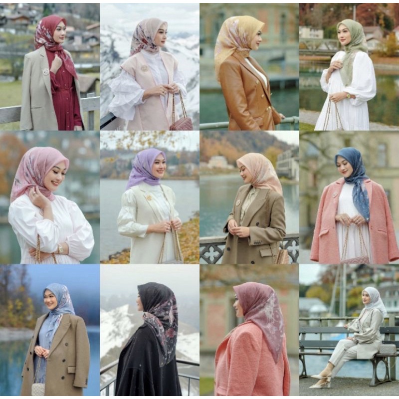 NADA SCARF Buttonscarves x Nada Puspita NEW Original with Tag