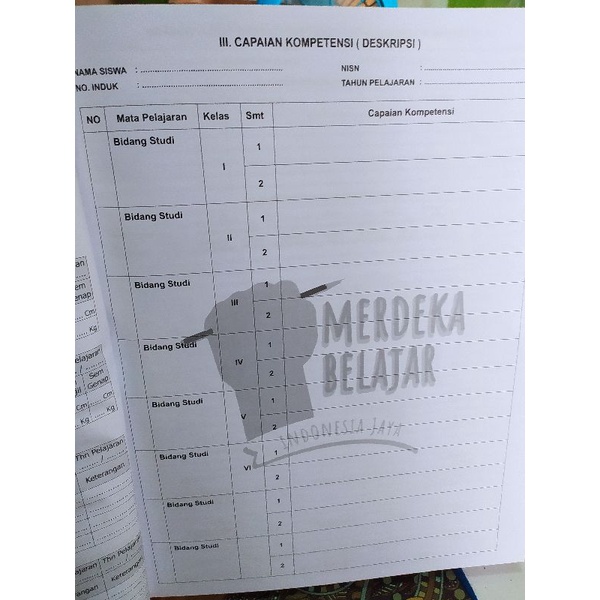 

RB Terbaru/grosir/Buku Induk Register Siswa SD Kurikulum Merdeka//free Bublewrap