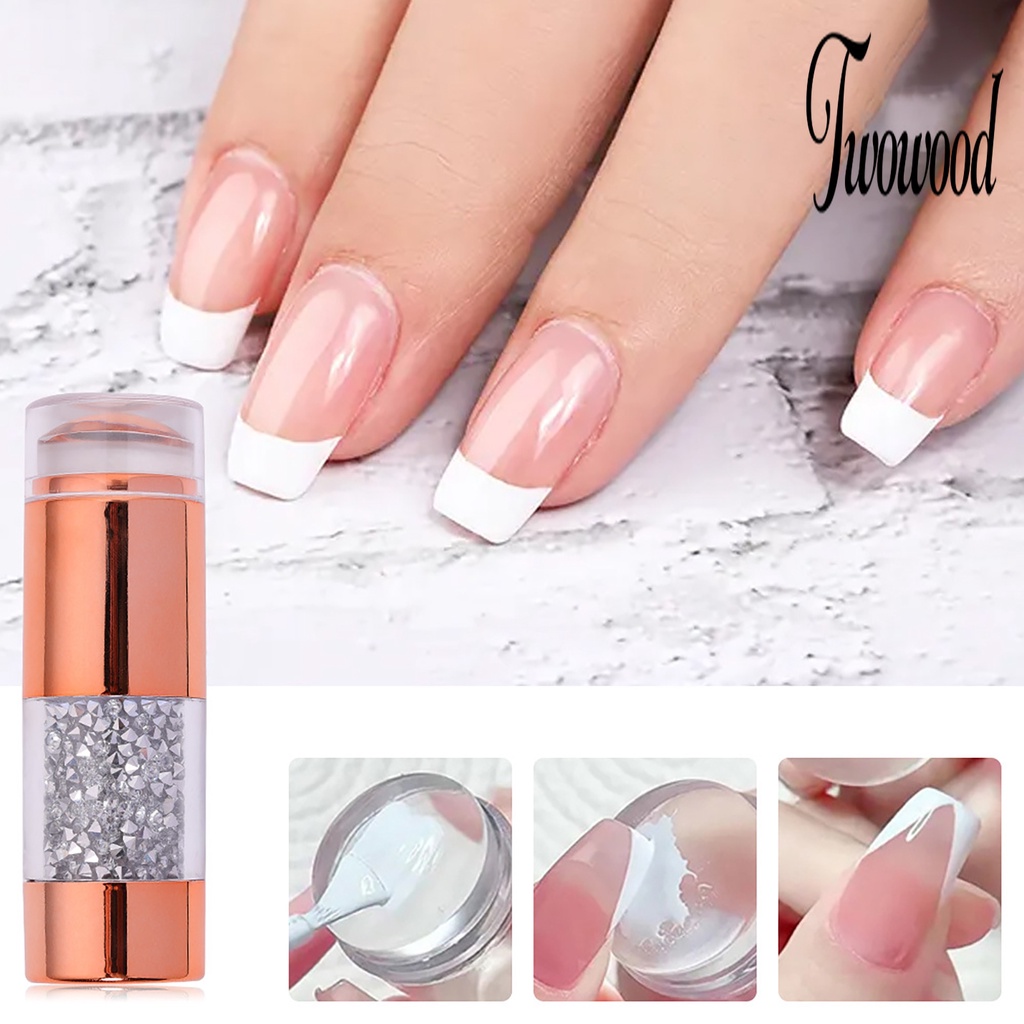 Twowood Stamper / Cap Kuku Wanita Tahan Pecah Ringan Untuk Manicure