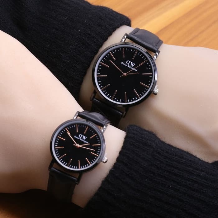 "Jam Tangan Wanita Unik Lucu Murah Baru Unique Dial Guess Casio Skmei - Coklat Hitam"