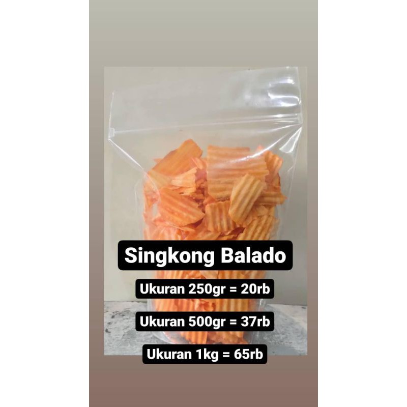 

Camilan Singkong Balado (1Kg)