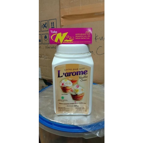 

larome l'arome perisa vanilla susu 500 gram khusus grab dan gojek ---NEW---